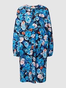 Christian Berg Woman Knielange jurk met all-over bloemenmotief
