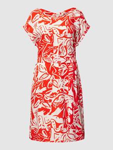 S.Oliver Mini-jurk met all-over motief, model 'Visk'