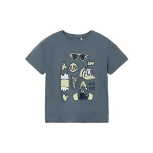 Name it T-shirt van katoen met motiefprint, model 'VAGNO'