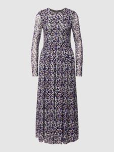 Montego Midi-jurk met all-over motief, model 'Blumen'