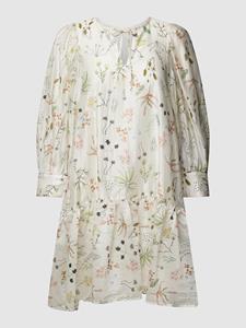 Soaked in Luxury Mini-jurk met all-over bloemenmotief, model 'Keya'