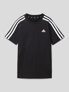 adidas Sportswear T-Shirt 3 Streifen T-Shirt Kinder/Teenager schwarz/weiß