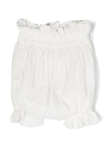 La Stupenderia Shorts met elastische taille - Wit