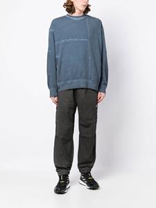 Izzue Sweater met logopatch - Blauw