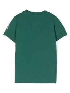 Moncler Enfant T-shirt met print - Groen