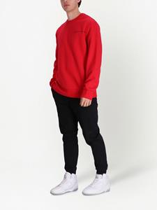 Armani Exchange Sweater met logoprint - Rood