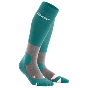 CEP  Hiking Merino Socks - Compressiesokken, groen/grijs