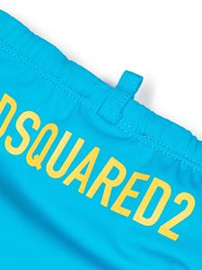 Dsquared2 Kids Shorts met logoprint - Blauw