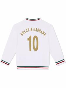 Dolce & Gabbana Kids Top met logo - Wit