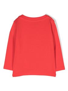 Moschino Kids Katoenen T-shirt - Rood