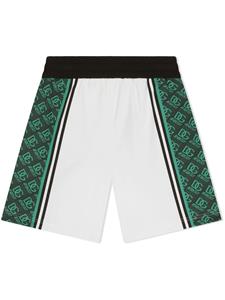 Dolce & Gabbana Kids Shorts met logoprint - Wit