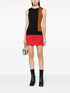 Alice + olivia Wynell colour-block minidress - Zwart