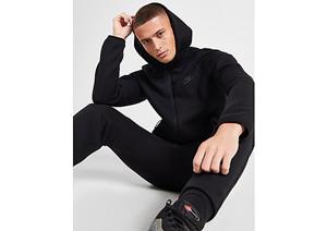 Nike Sportswear Tech Fleece Windrunner Hoodie met rits voor heren - Black/Black- Heren