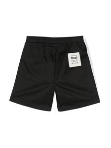 MSGM Kids Elastische shorts - Zwart