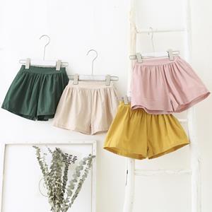 Selfyi Children's Shorts Girls Summer Candy Color Casual Beach Pants Shorts