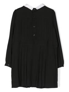 Bonpoint Geplooide jurk - Zwart