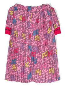 Marc Jacobs Kids Geplooide mini-jurk - Roze