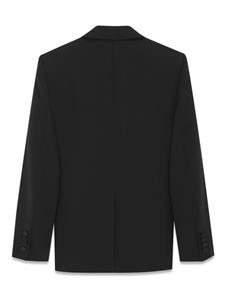 Saint Laurent wool double-breasted blazer - Zwart