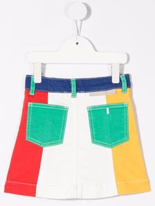 Stella McCartney Kids Spijkerrok met colourblocking - Wit