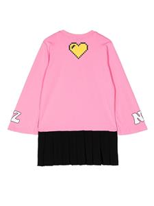 Natasha Zinko Kids Jurk met logoprint - Roze