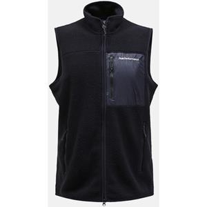 Peak Performance M. pile vest black