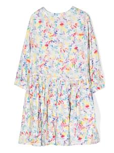 Stella McCartney Kids Geplooide jurk - Wit