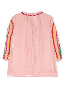 Stella McCartney Kids Fluwelen mini-jurk - Roze