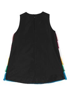 Stella McCartney Kids Gelaagde mini-jurk - Zwart