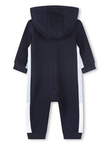 BOSS Kidswear Gestreepte jumpsuit - Blauw