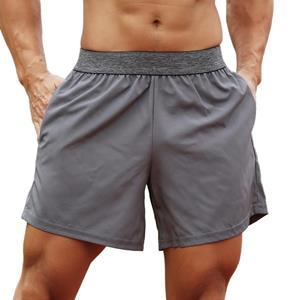 TOMTOP JMS Men Sport Shorts Elastic Waist Pocket Towel Loop Running Basketball Gym Athletic Loose Fit