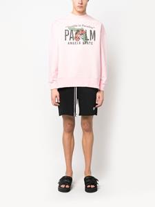 Palm Angels Sweater met print - Roze