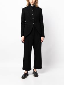 Forme D'expression stand up-collar button-up jacket - Zwart