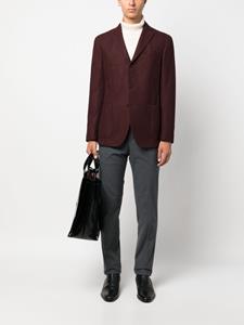 Boglioli Blazer met enkele rij knopen - Rood