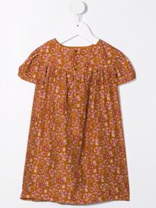 Bonpoint Zijden jurk - Bruin