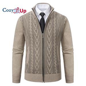 Cozy  Up Cozy Up Men's Cardigan Sweaters Casual Slim Full Zip Sweaters Knitted Cardigan with Pockets