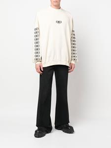 Balenciaga Sweater met logoprint - Beige