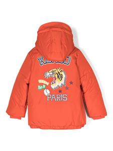 Kenzo Kids Jack met logoprint - Oranje