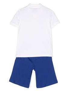Moncler Enfant Poloshirt en shorts - Blauw