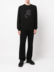 Karl Lagerfeld Sweater met logopatch - Zwart