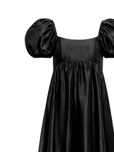 AZEEZA Zijden midi-jurk - Zwart