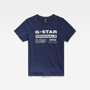 G-Star RAW Kids T-Shirt G-Star Originals - Donkerblauw - jongens