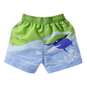 BECO SEALIFE shorts, binnenbroekje, elastische band, UV SPF50+ 50+, blauw/groen, maat 104/110