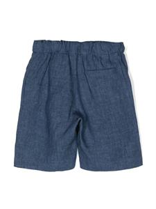 Il Gufo Linnen shorts - Blauw