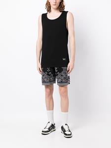 FIVE CM Tanktop met logopatch - Zwart