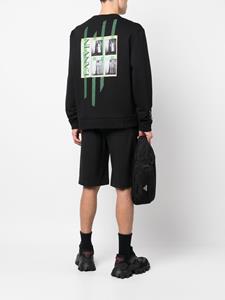 Lanvin Sweater met fotoprint - Zwart