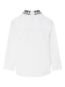 Burberry Kids Shirt met logoprint - WHITE
