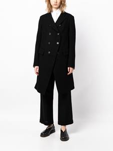 Forme D'expression double-breasted wool coat - Zwart