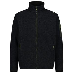 CMP  Jacket Jacquard Knitted 38H2237 - Fleecevest, zwart