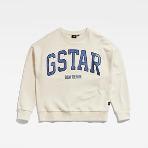G-Star RAW Kids Cropped Sweater RAW Denim - Beige - meisjes