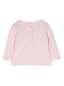 Ralph Lauren Kids T-shirt met geborduurd logo - Roze